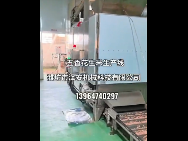 五香花生米生产线视频